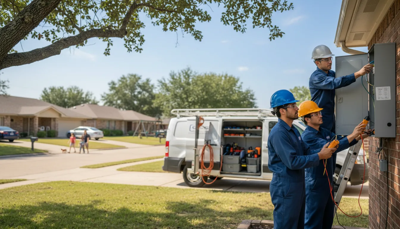 Certified electrician providing emergency electrical services in Fries, VA